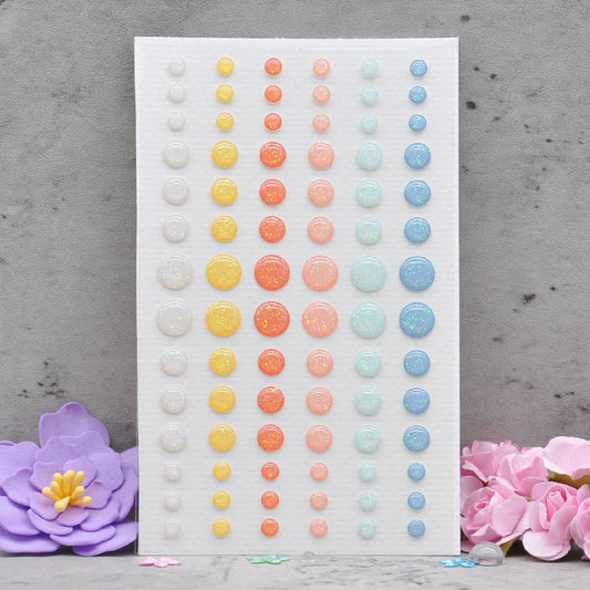 Glitter Enamel Dots - Days of Spring