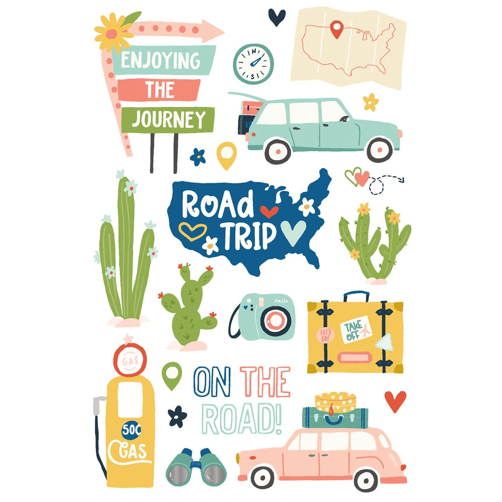 Simple Stories - Pack Your Bags - Sticker Book