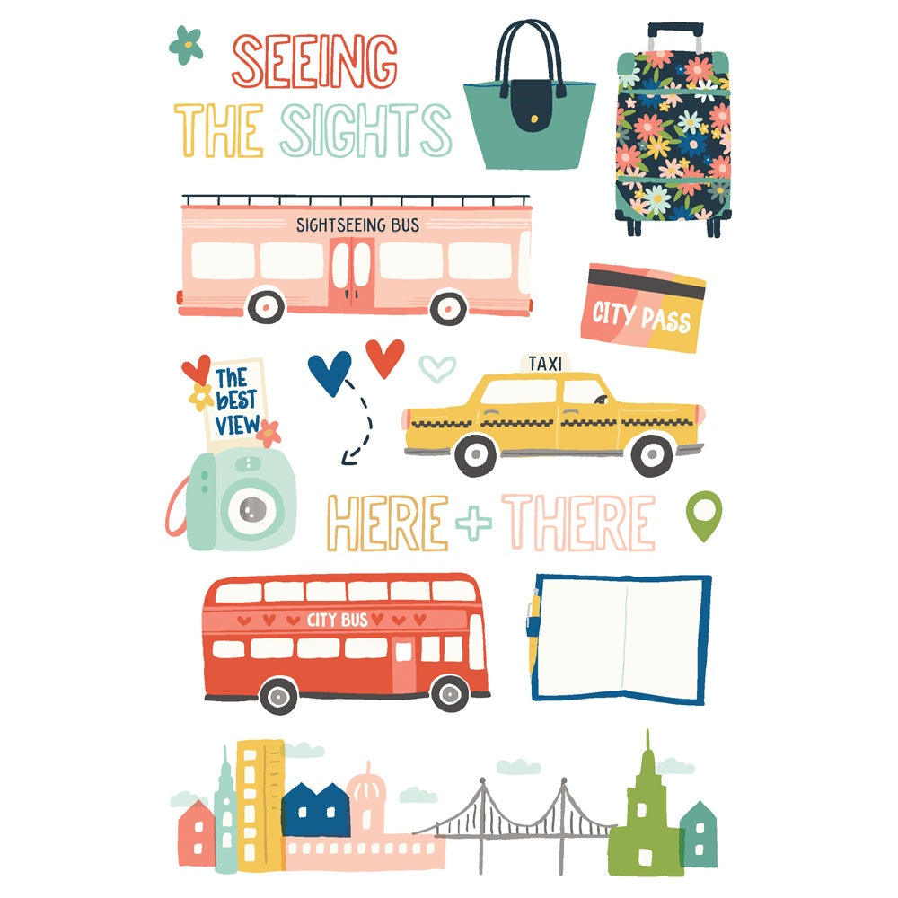 Simple Stories - Pack Your Bags - Sticker Book