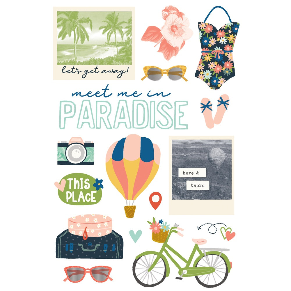 Simple Stories - Pack Your Bags - Sticker Book