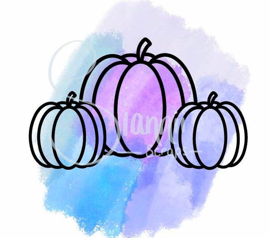 Pumpkins digital cut file, SVG, PNG,