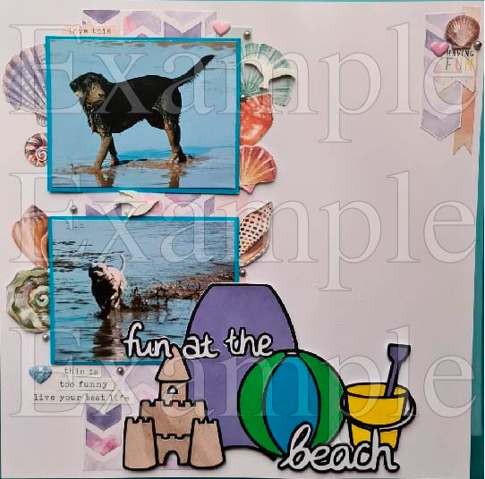 Beach digital cut file SVG PNG JPG