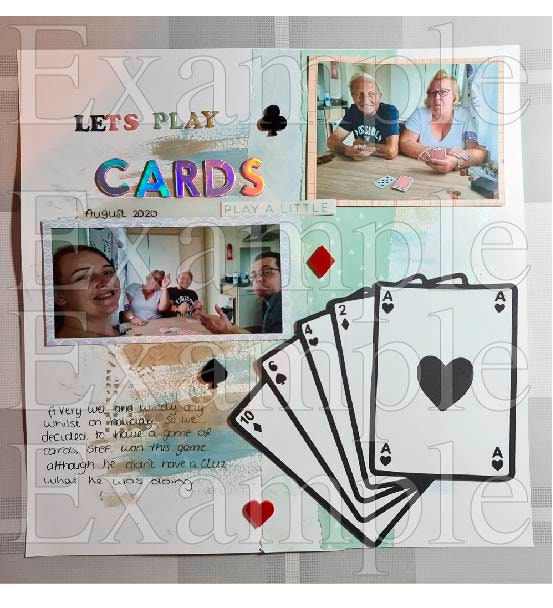 Playing cards digital cut file svg png jpg