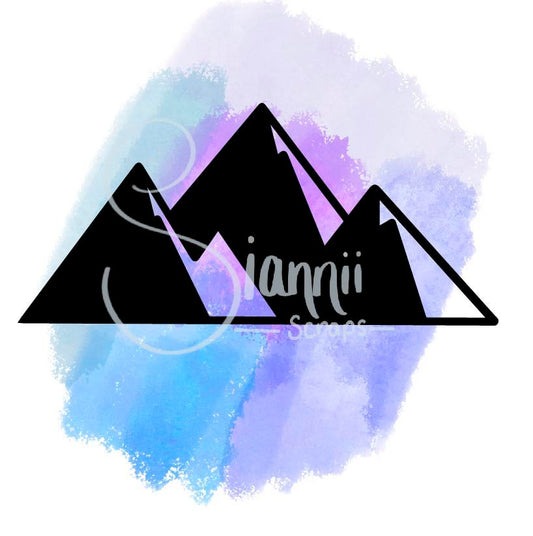 Mountains digital cut file svg png jpg