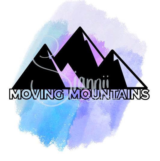 Moving Mountains digital cut file svg png jpg