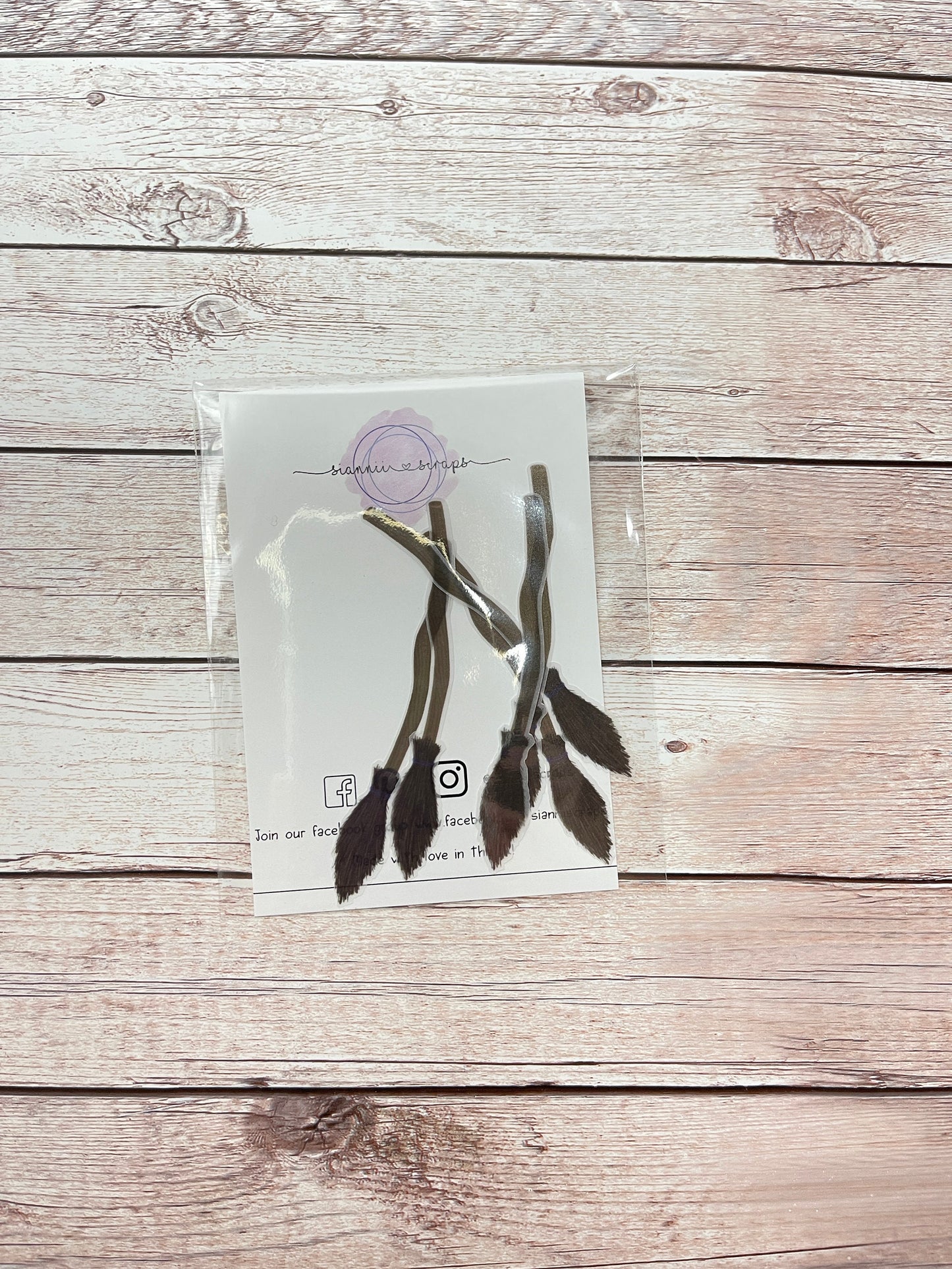 Vellum Witch's broom, Die Cuts