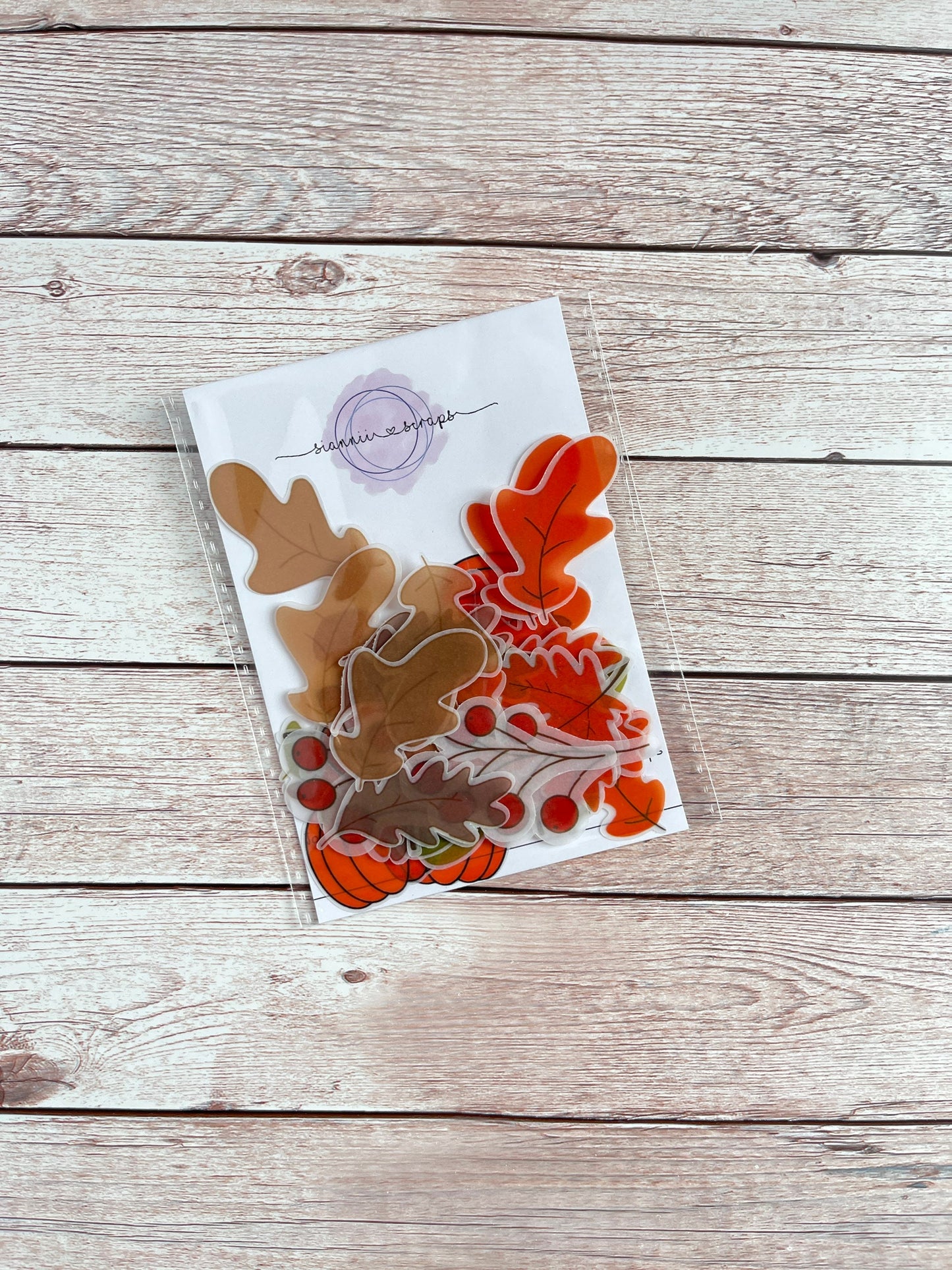 Vellum leaf collection, Die Cuts