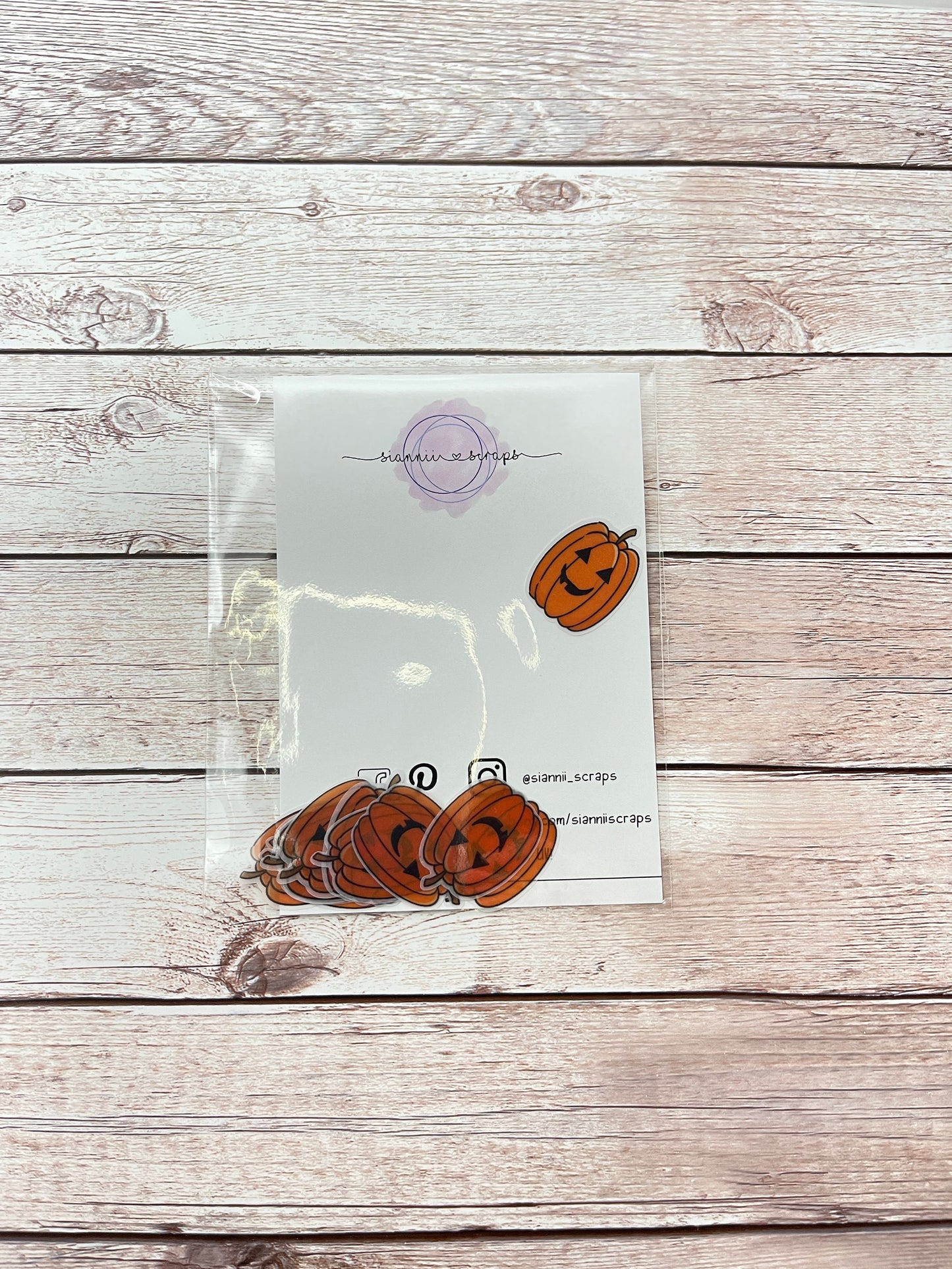 Vellum Jack O'lanterns, Die Cuts