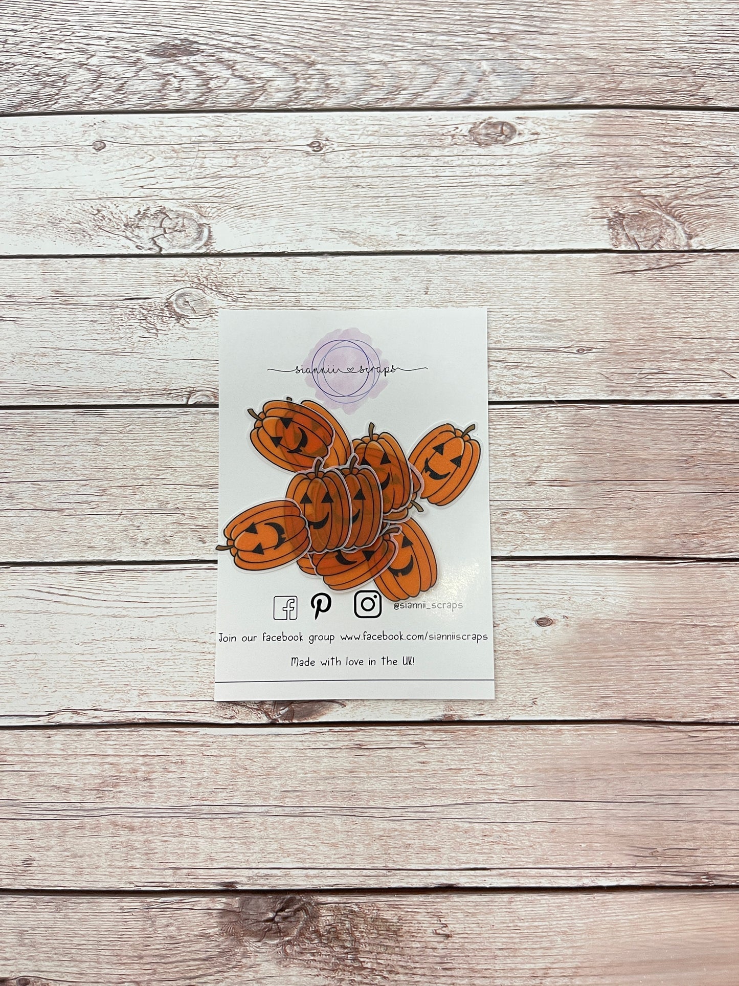 Vellum Jack O'lanterns, Die Cuts