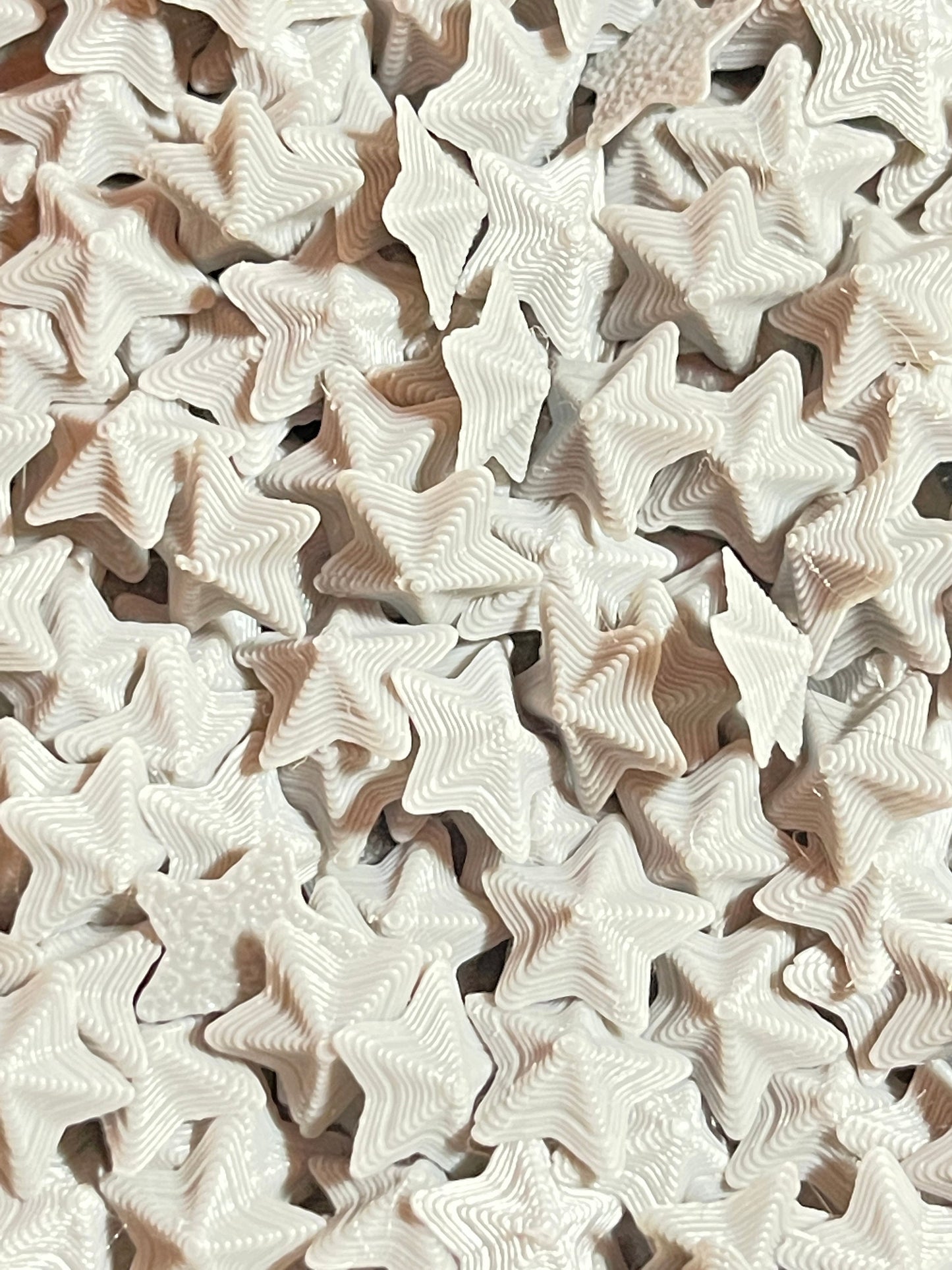 Grey 3D printed mini stars