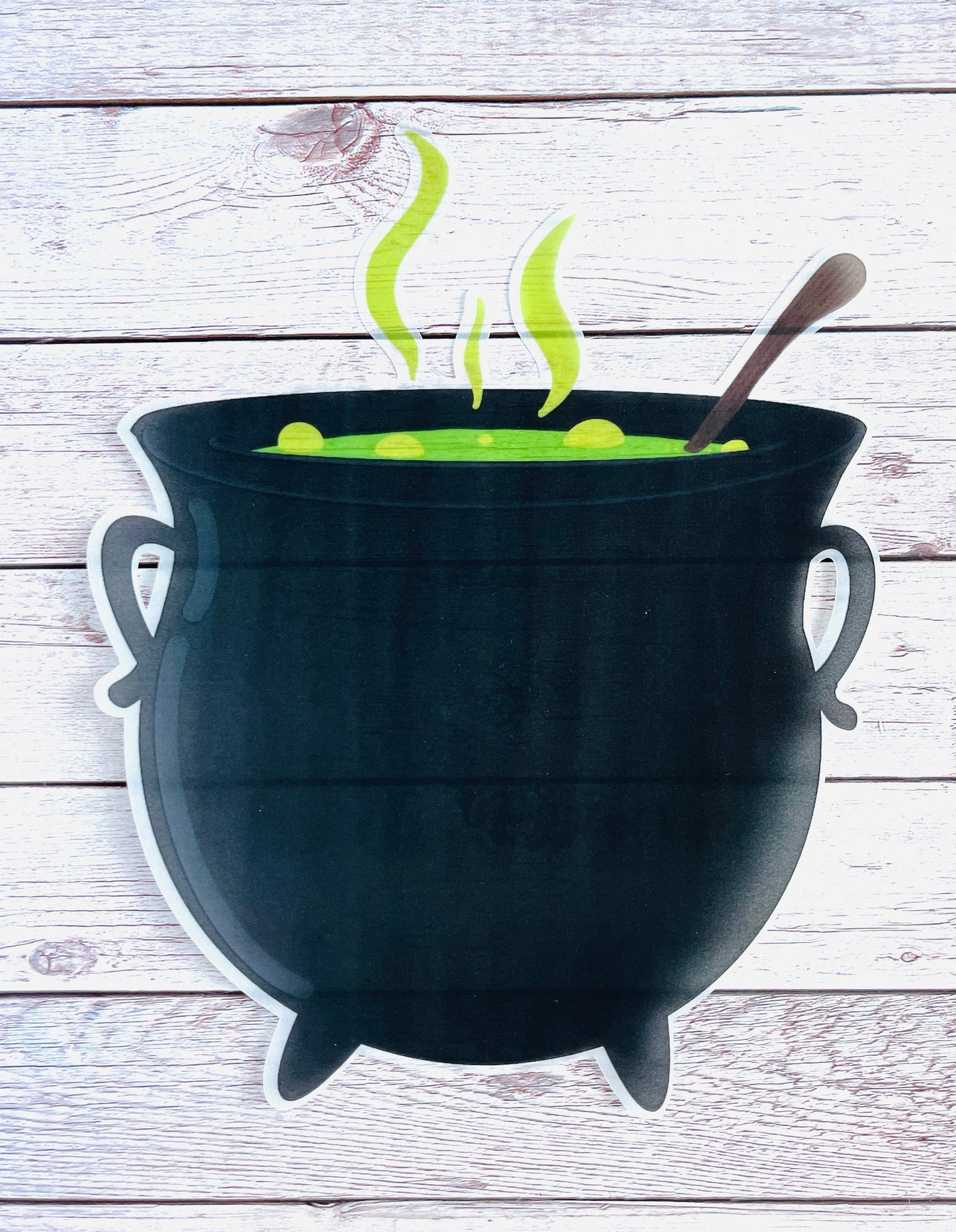 Large vellum cauldron